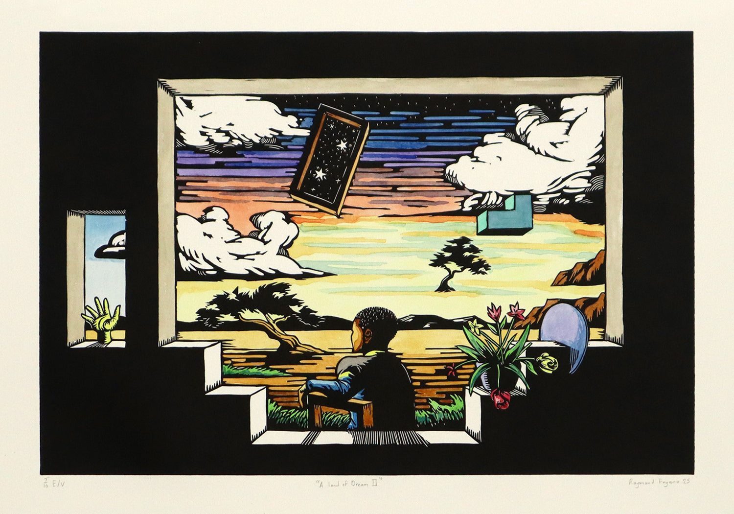 A Land of Dream II (Framed)