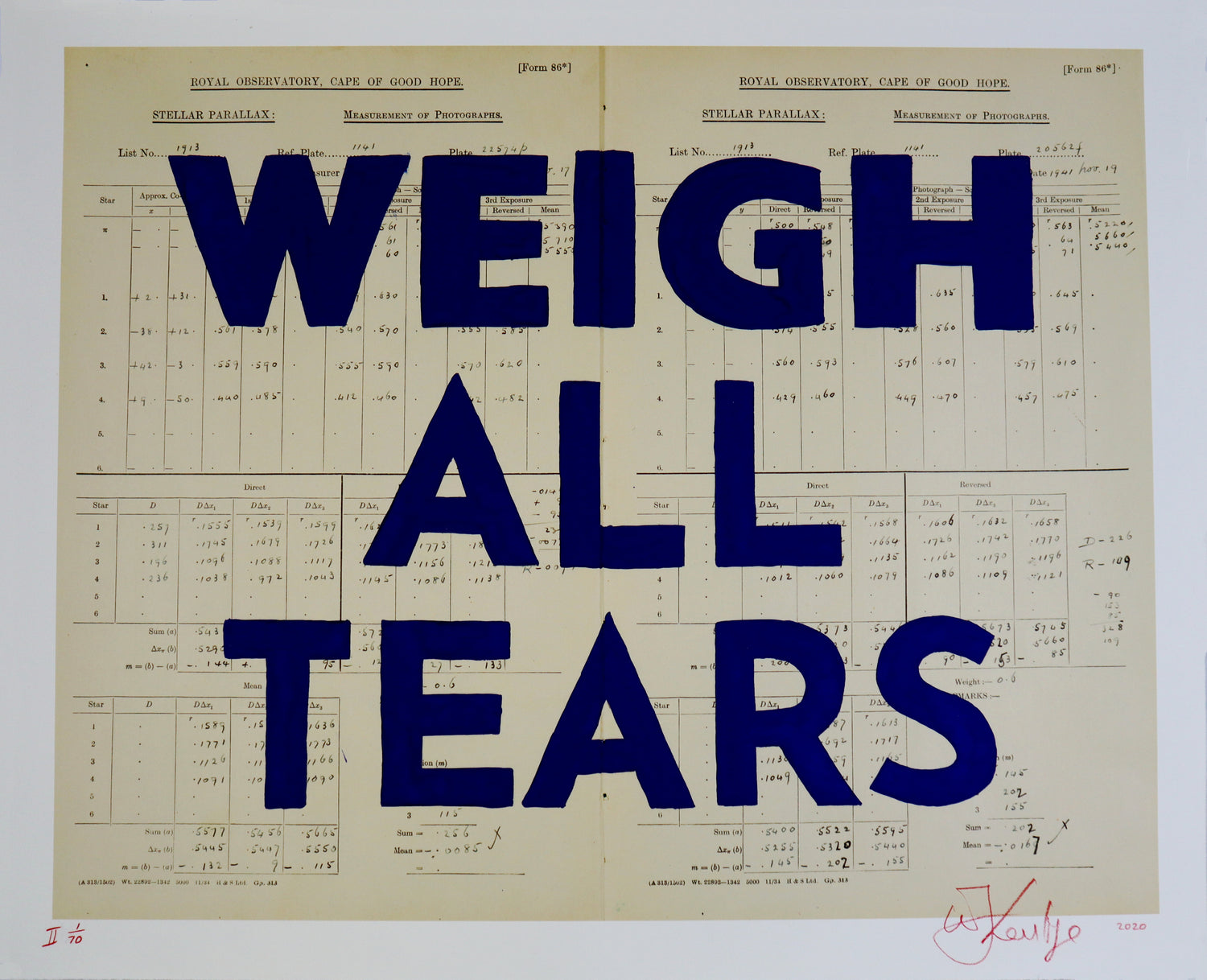 Weigh All Tears II