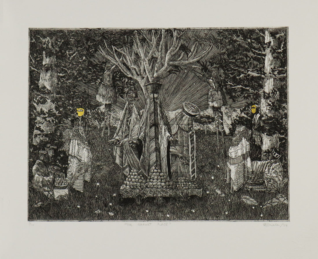 The Market Place (Framed)